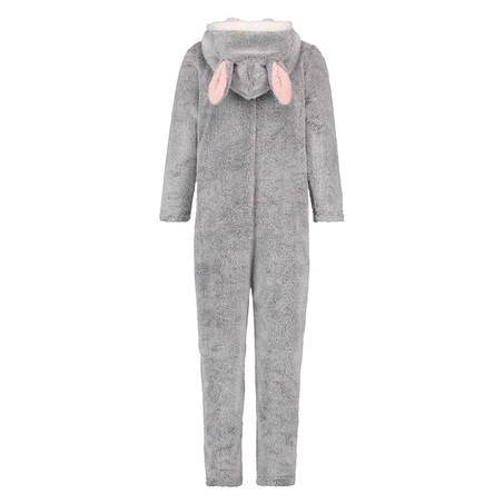 Fleece Onesie Kids, Grå