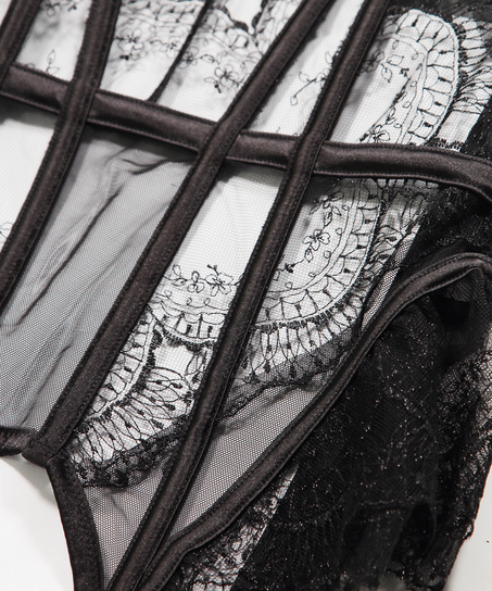 Akira icke-vadderad bygel-bustier, Svart