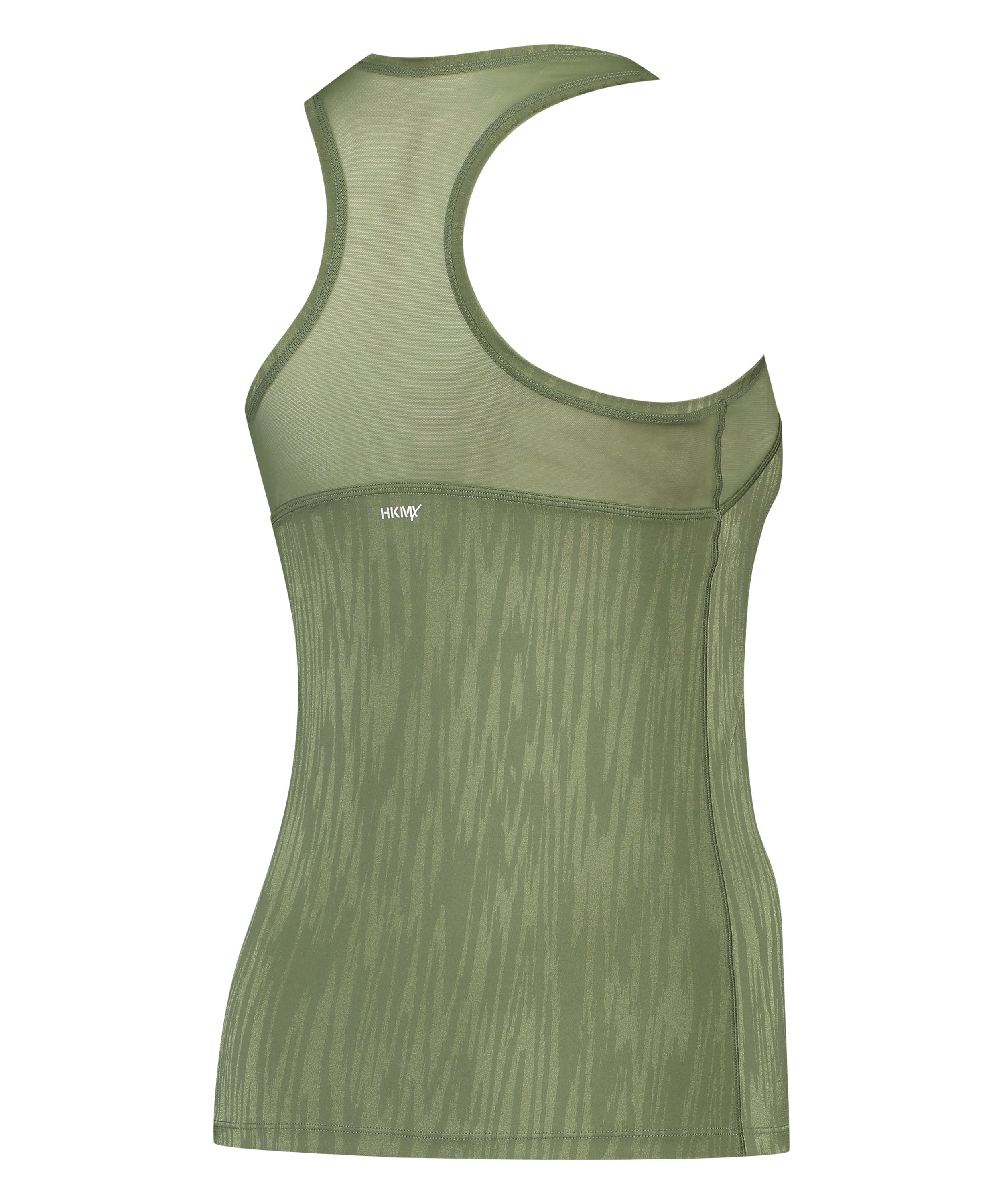 HKMX Sport slim fit tank top, Grön, main
