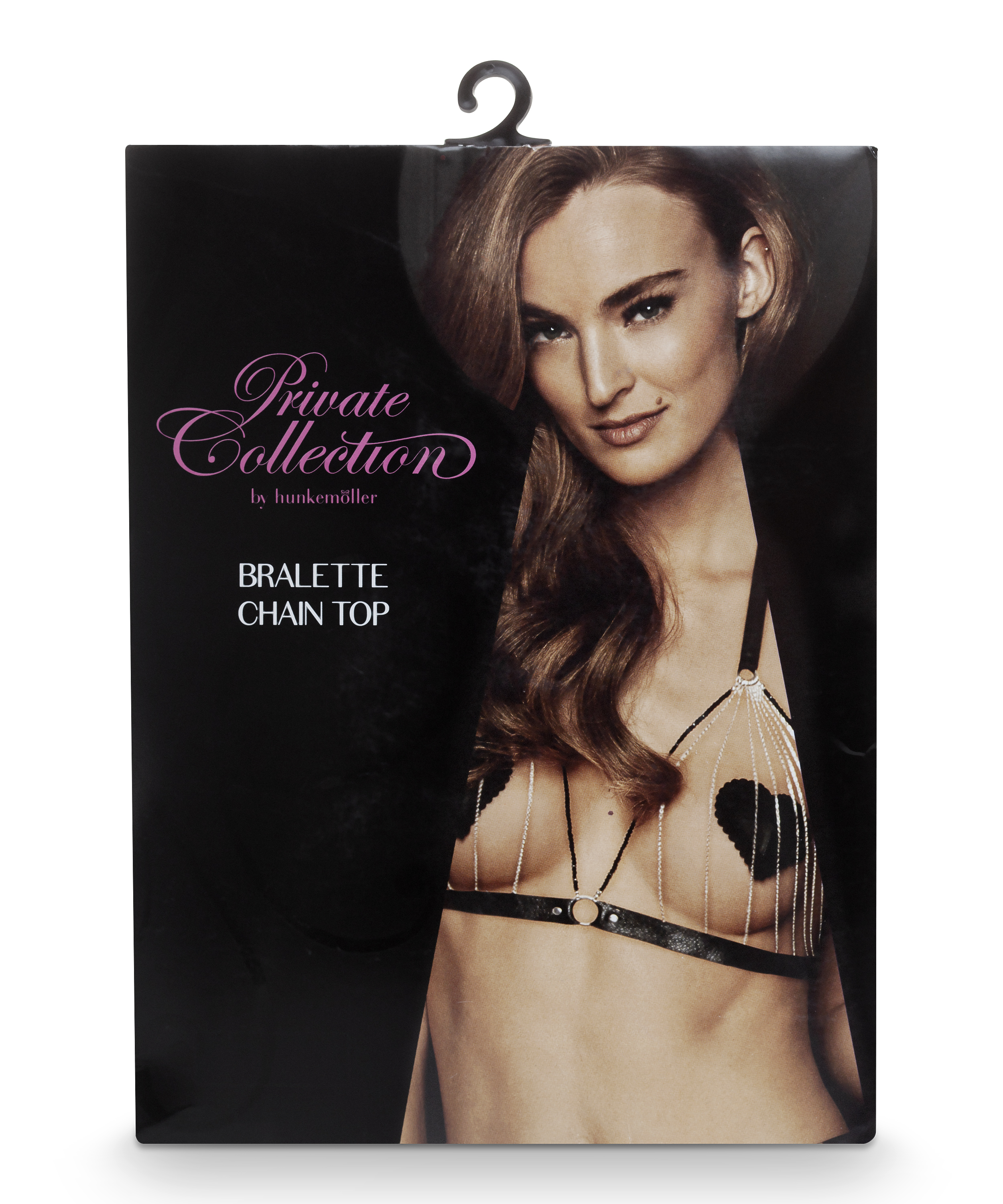 Bralette Chain Top, Svart, main