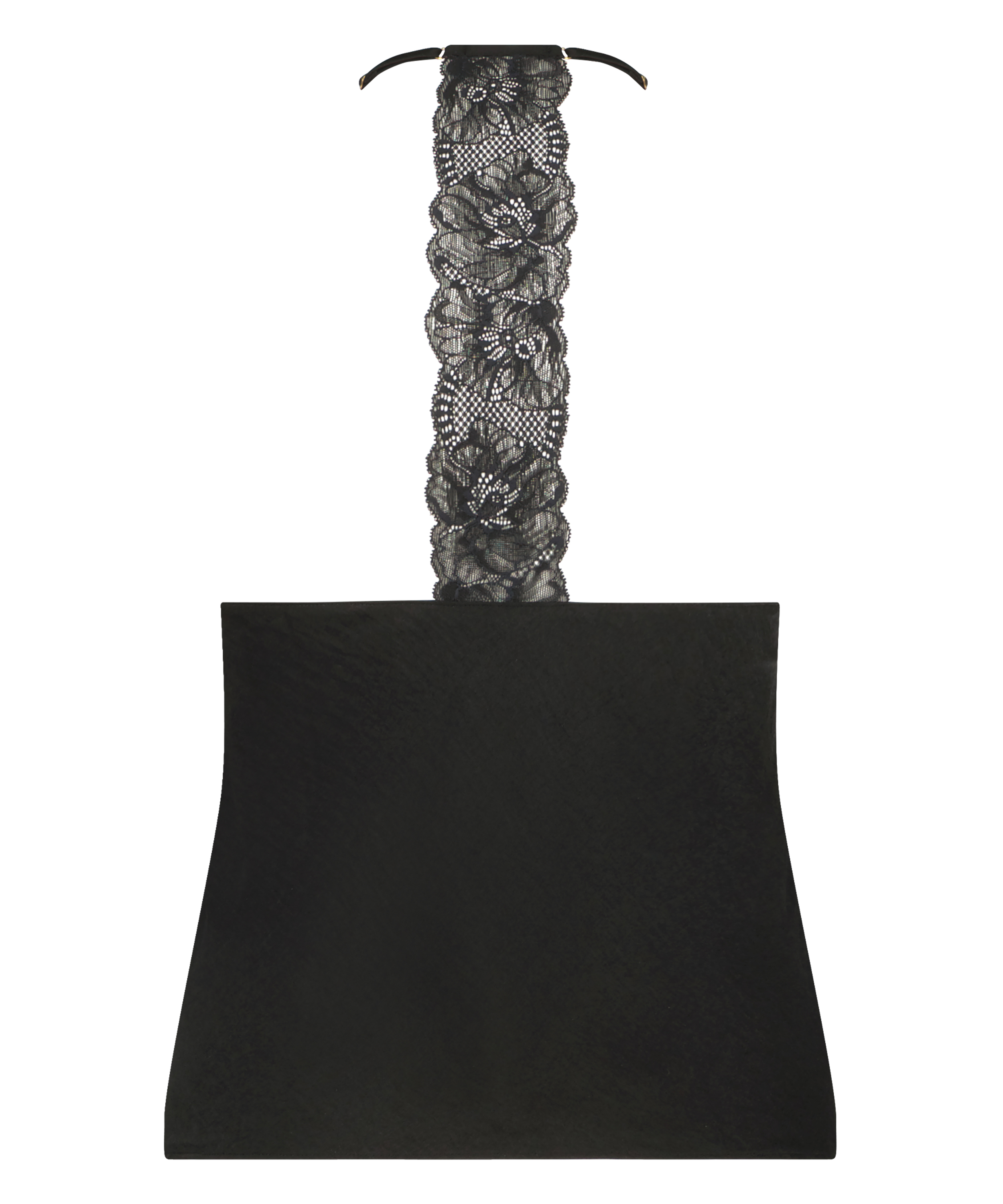 Camitopp Satin, Svart, main