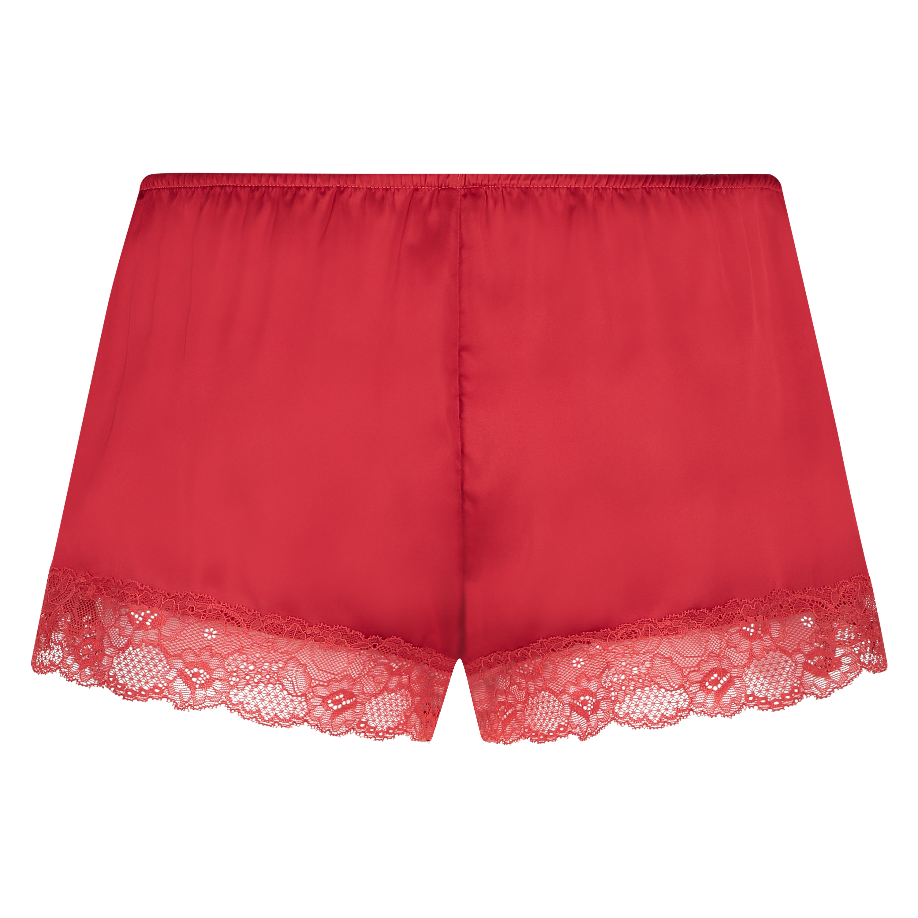 Satin pyjamasshorts, R&ouml;d, main