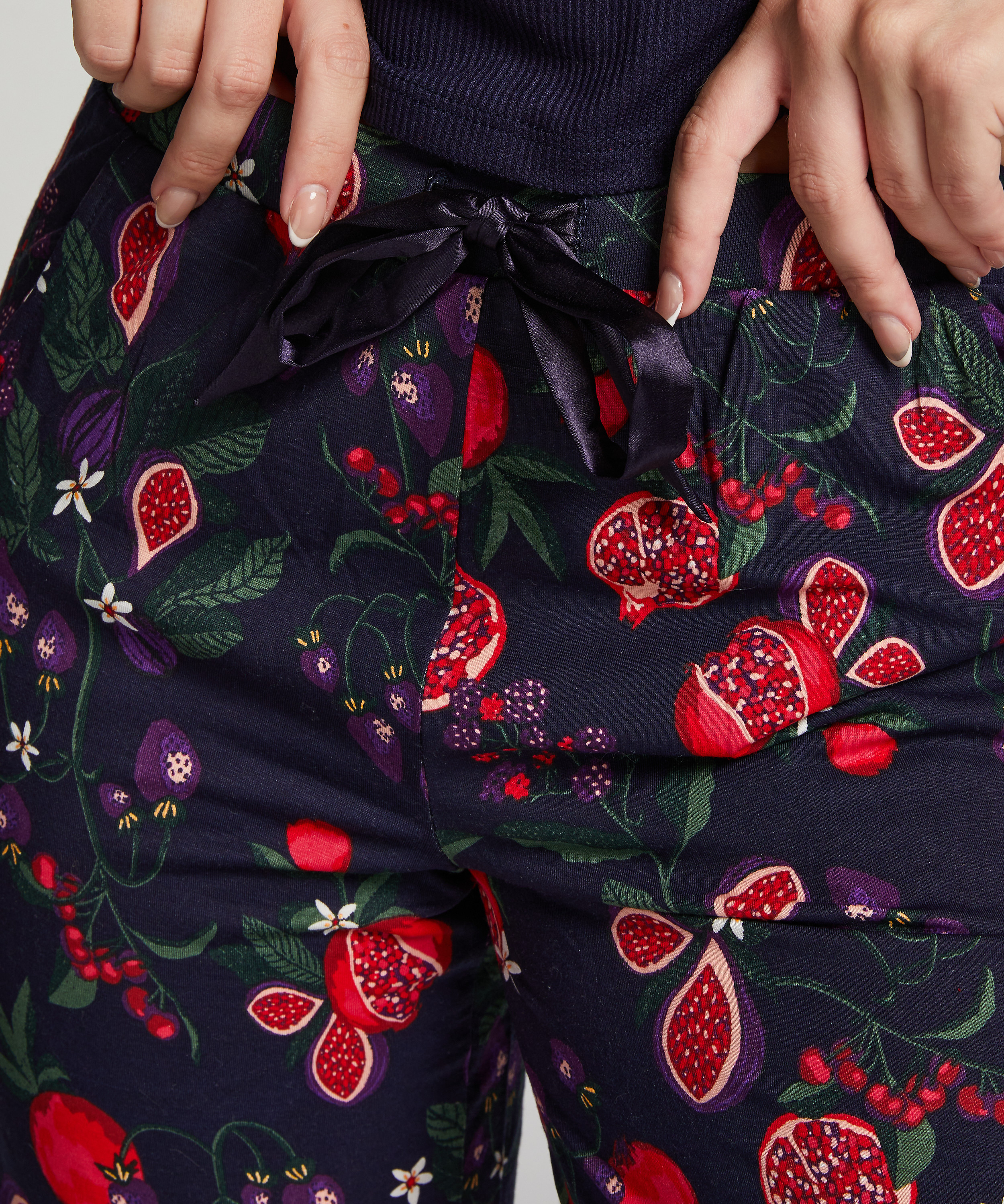 Pyjamasbyxa Jersey, Bl&aring;, main