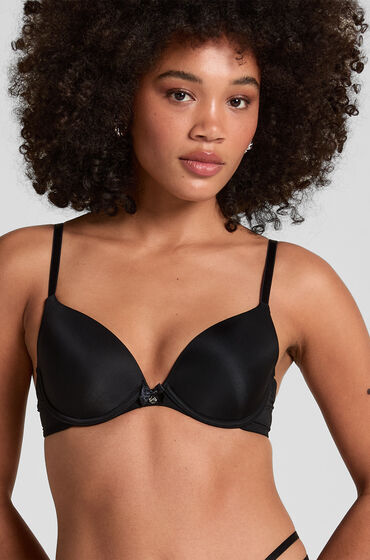 Hunkemöller Formpressad bygel-bh Plunge Svart