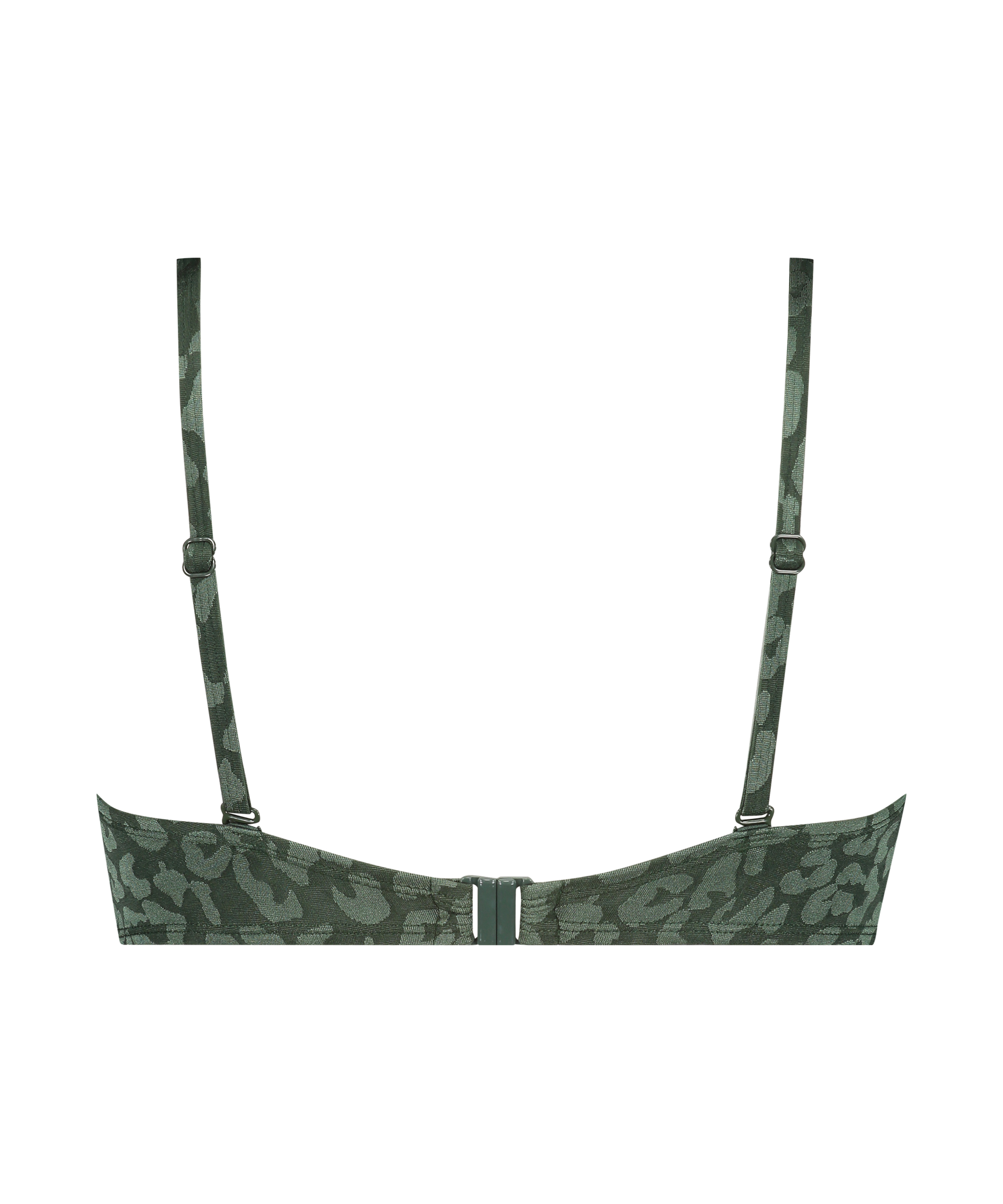 Formpressad bikinitopp med bygel Tonal Leo Storlek E +, Grön, main