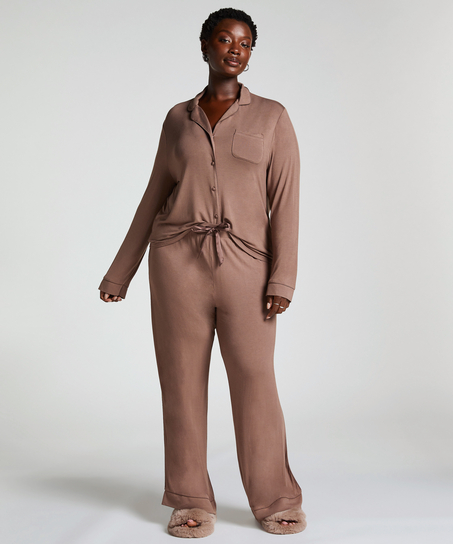 Jerseybyxor Essential, Brun