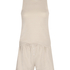 Pyjamasset med Linne i Jersey, Beige