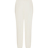 Sportig joggingbyxa i fleece, Vit