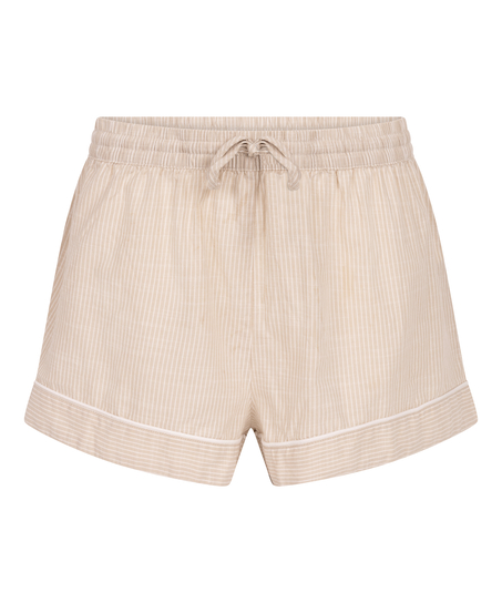 Bomullsshorts, Beige