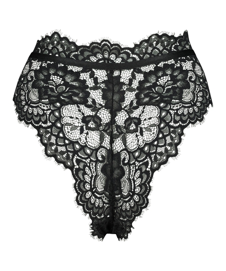 Högt skuren braziliantrosa Marilyn, Svart