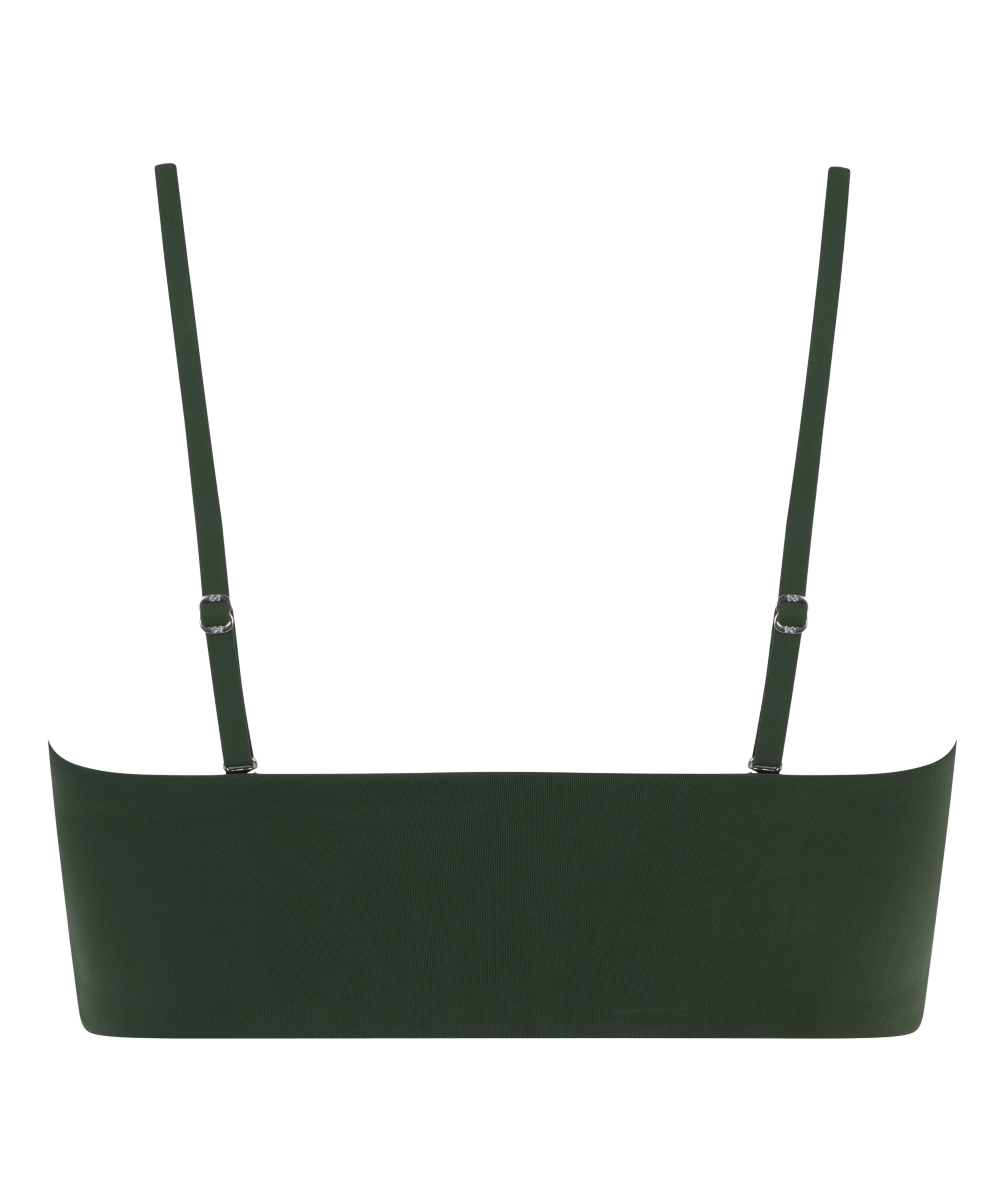 Bandeau Bralette Smooth, Grön, main