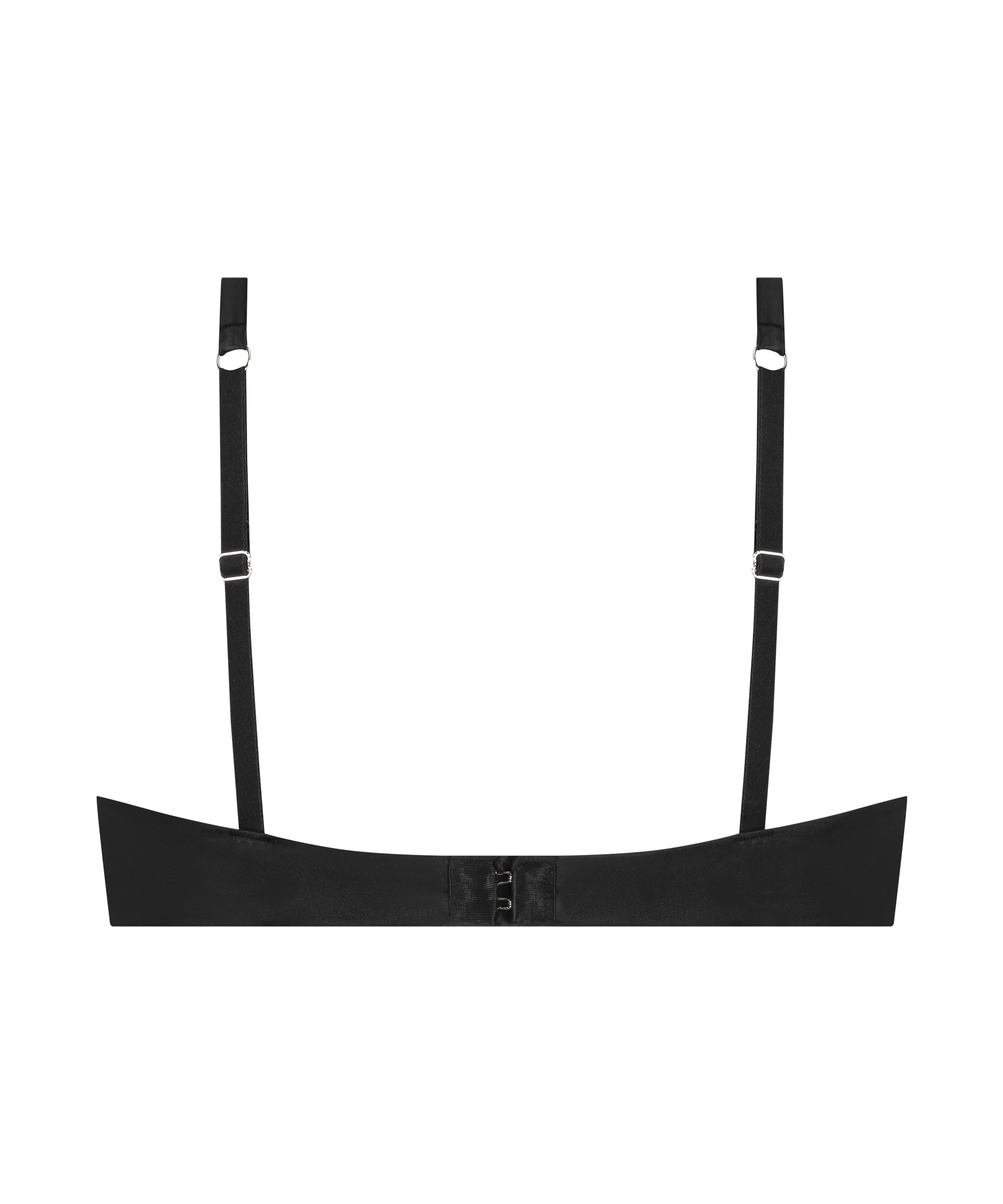 Icke-formpressad bygel-bh Almendra, Svart, main