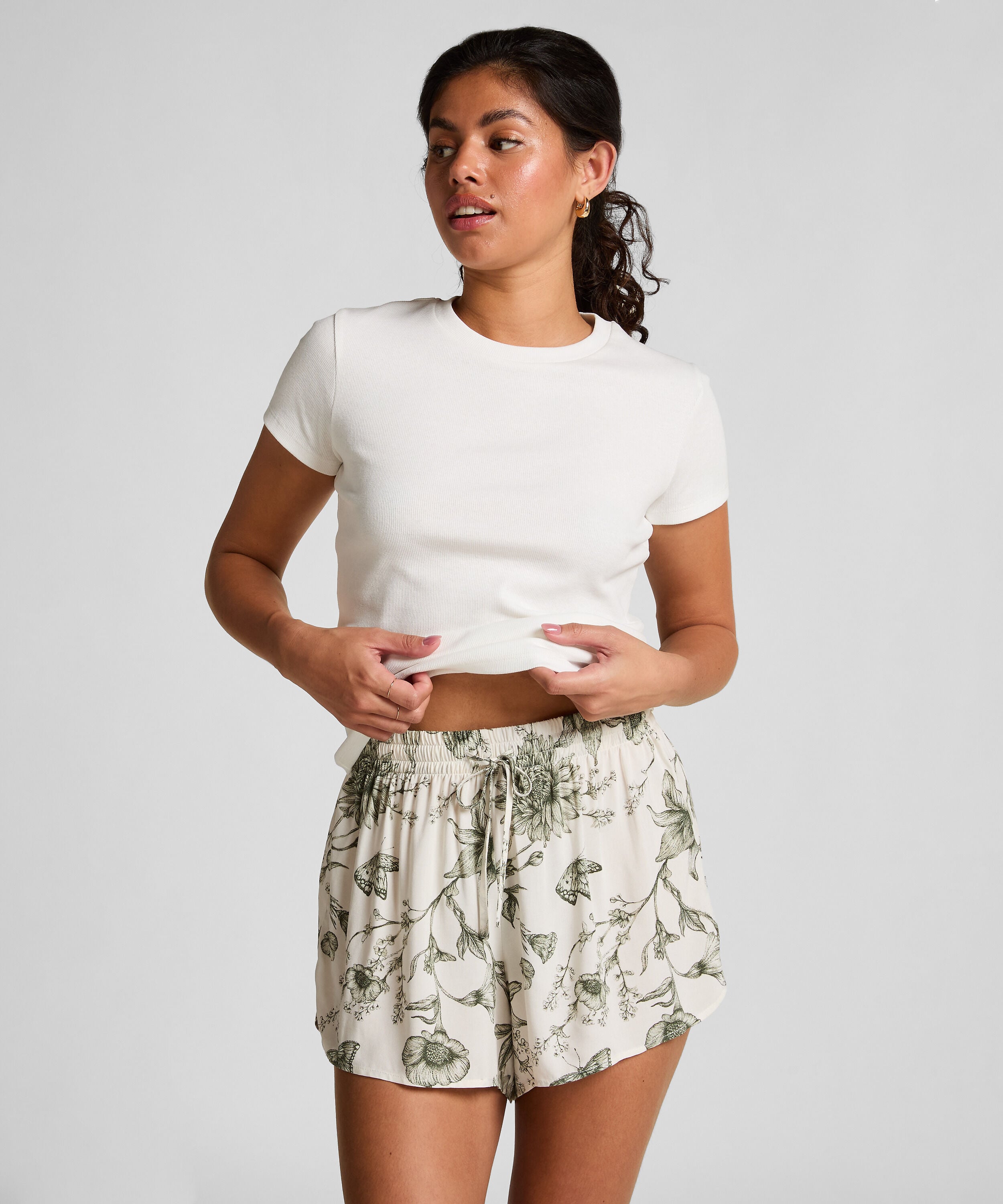 Pyjamasshorts, Vit