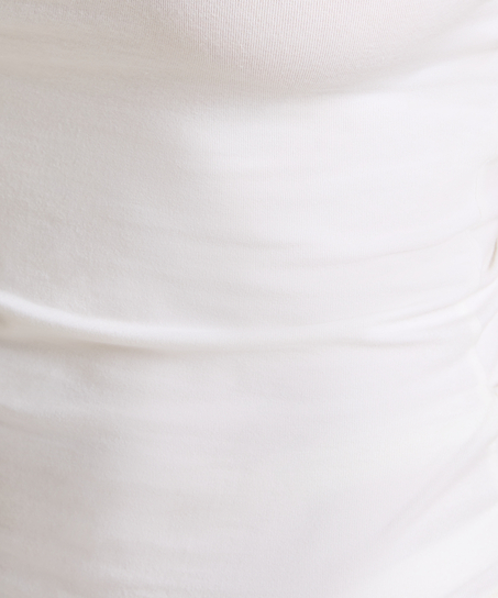 Singlet linne i mjuk bomull, Vit