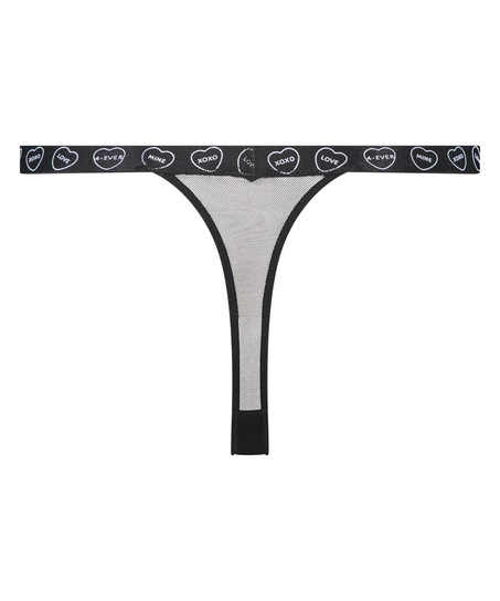 Stringtrosa Kiss, Svart