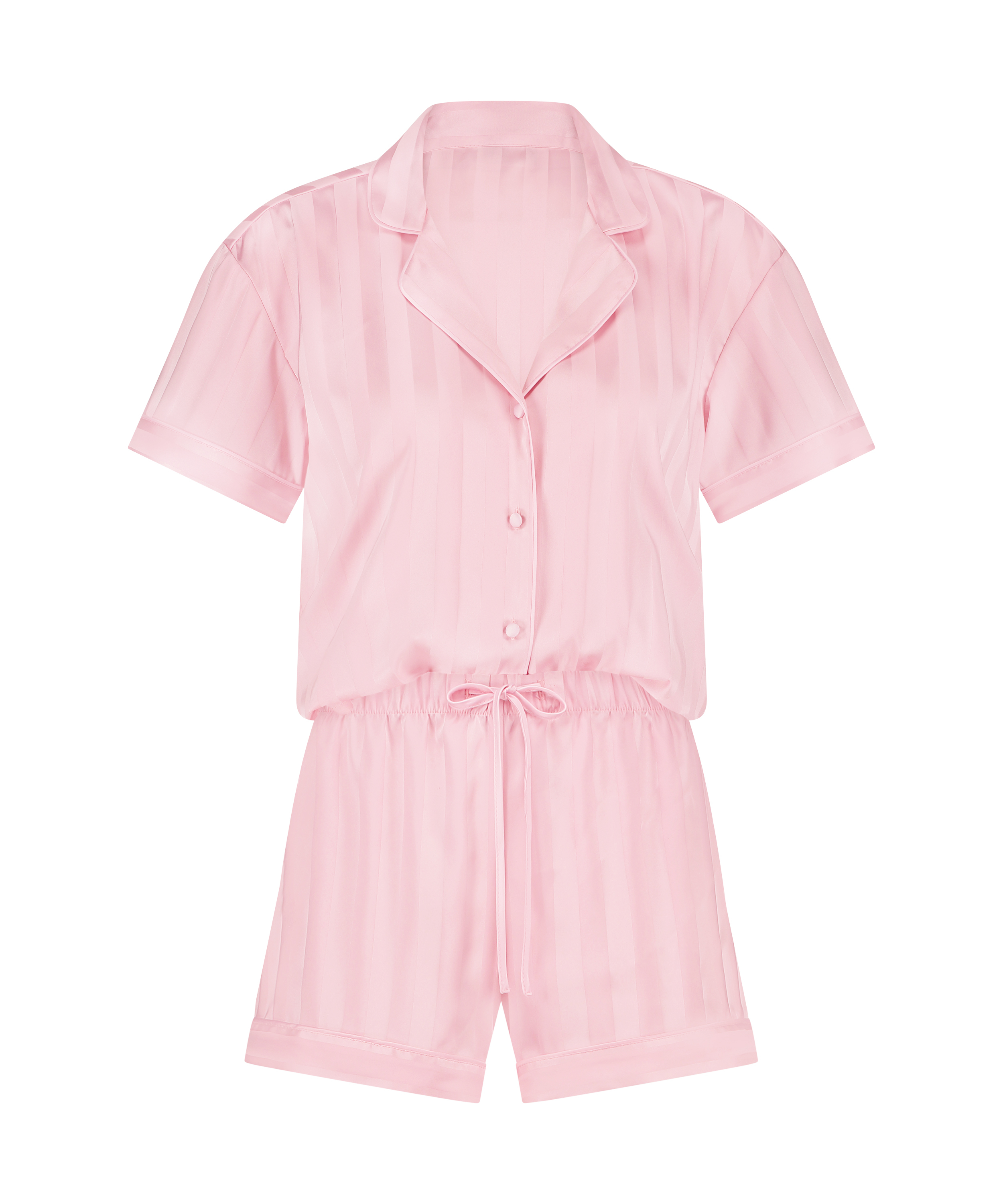 Pyjamasset Satin, Rosa, main