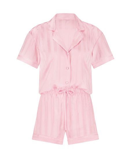 Pyjamasset Satin, Rosa