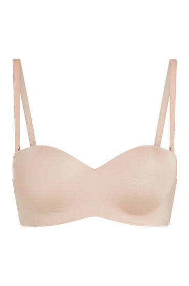Hunkemöller Formpressad axelbandslös pushup-bh med bygel Smooth dam – bild 3