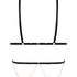Bralette Chain Top, Svart