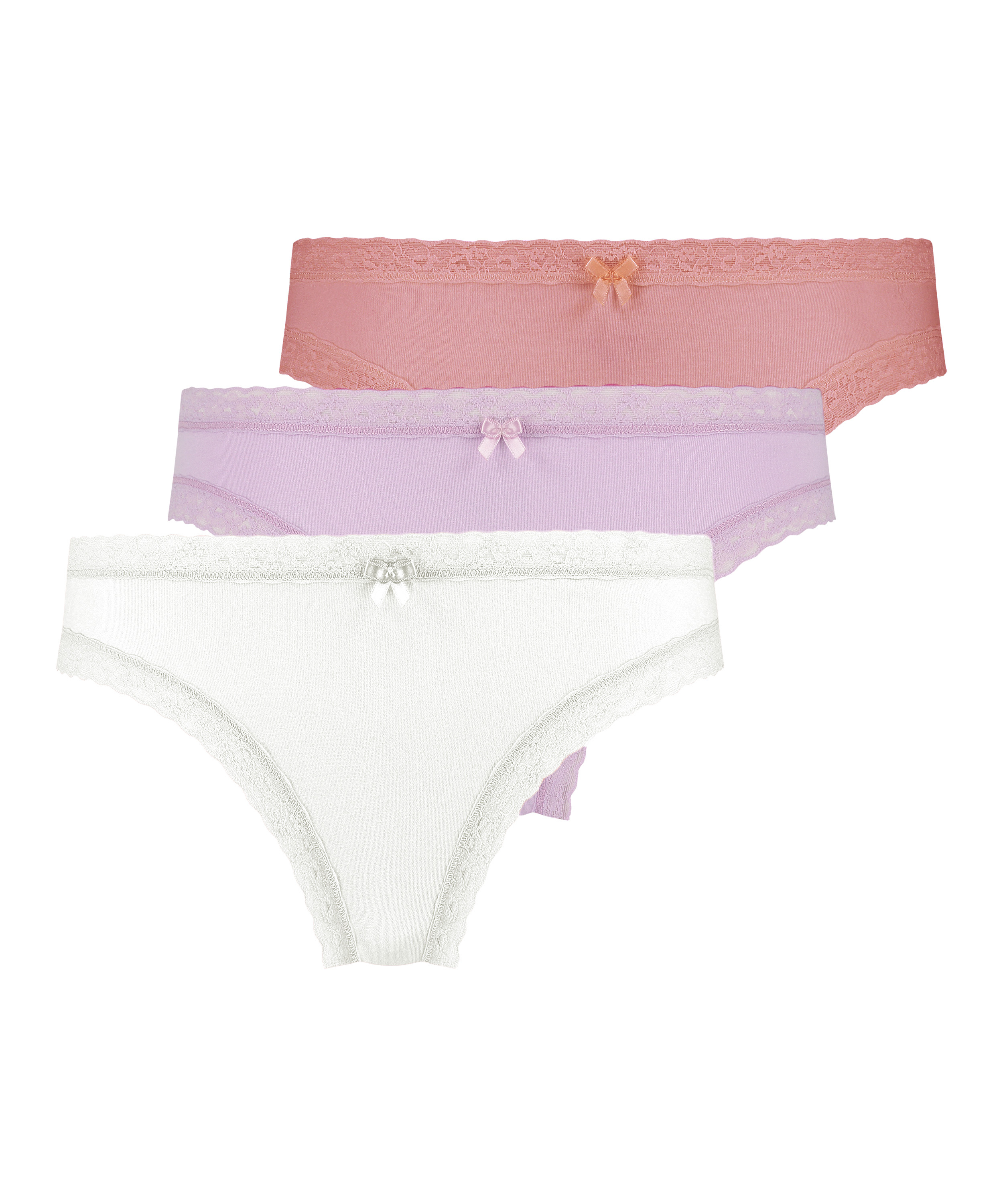 3-pack trosor klassiska, Vit, main