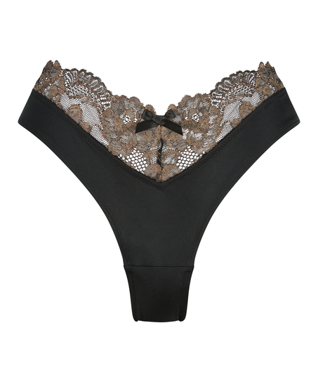 H&ouml;gt skuren braziliantrosa Lexi, Svart