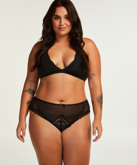 Indiana Curvy Brazilian-trosa, Svart