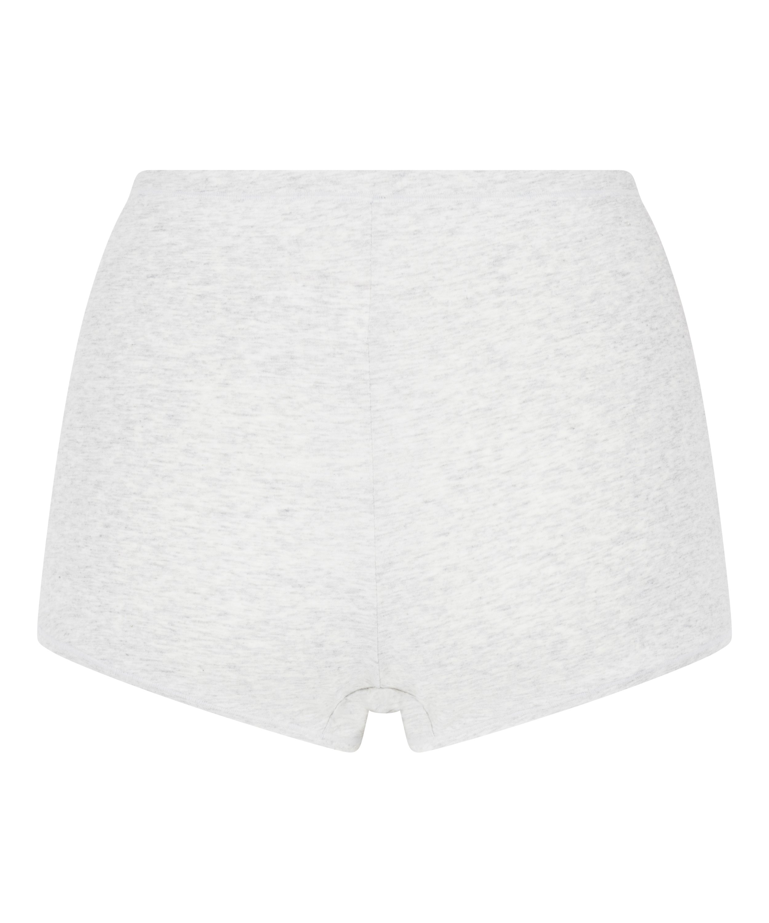 Boyshorts i mjuk bomull, Grå, main