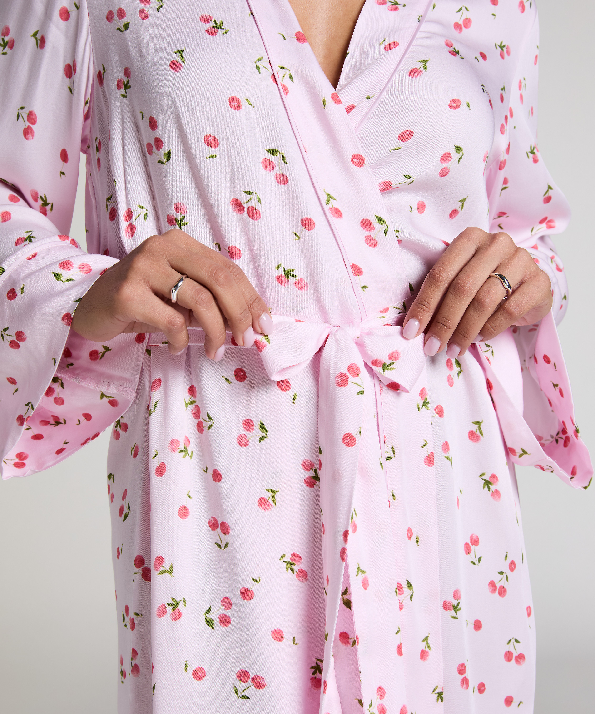 Kimono Satin, Rosa, main