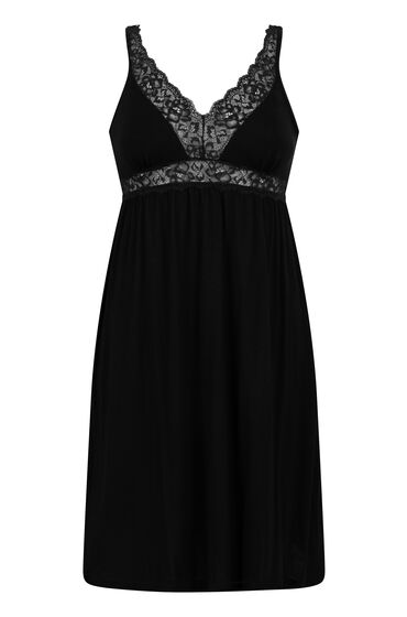Hunkemöller Jersey Slip Dress med Spets korta klänningar dam – bild 3