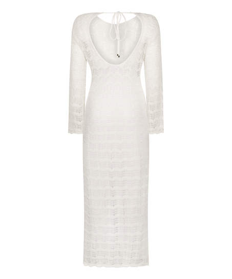 Maxiklänning Crochet, Vit