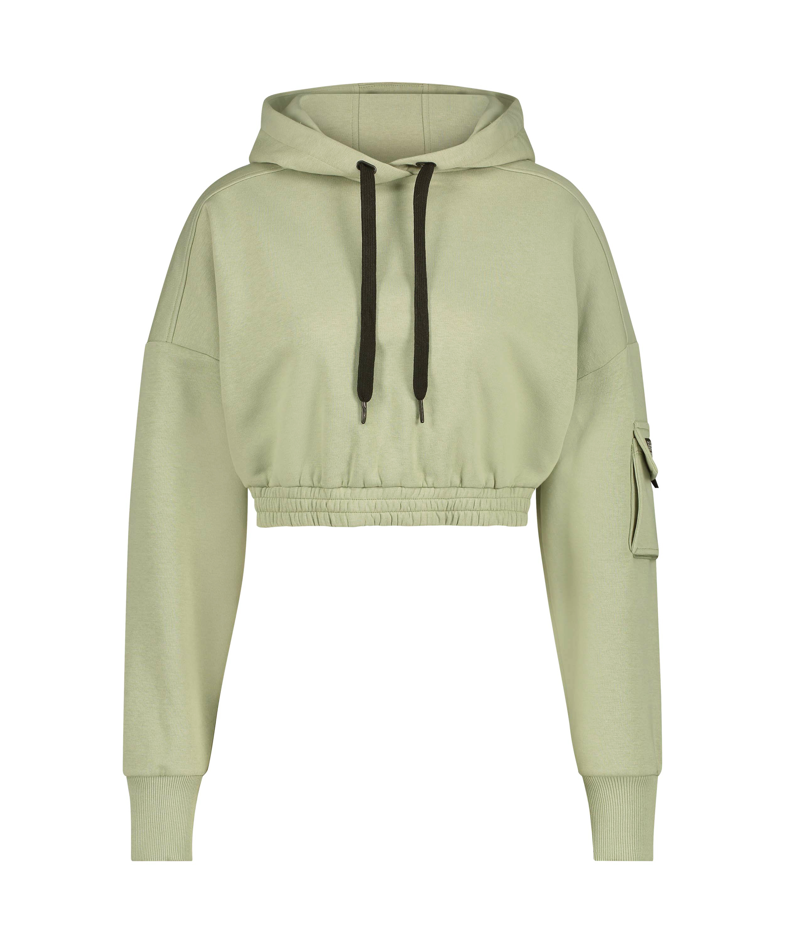 Cropped Hoodie Sweat Kim Petras, Grön, main