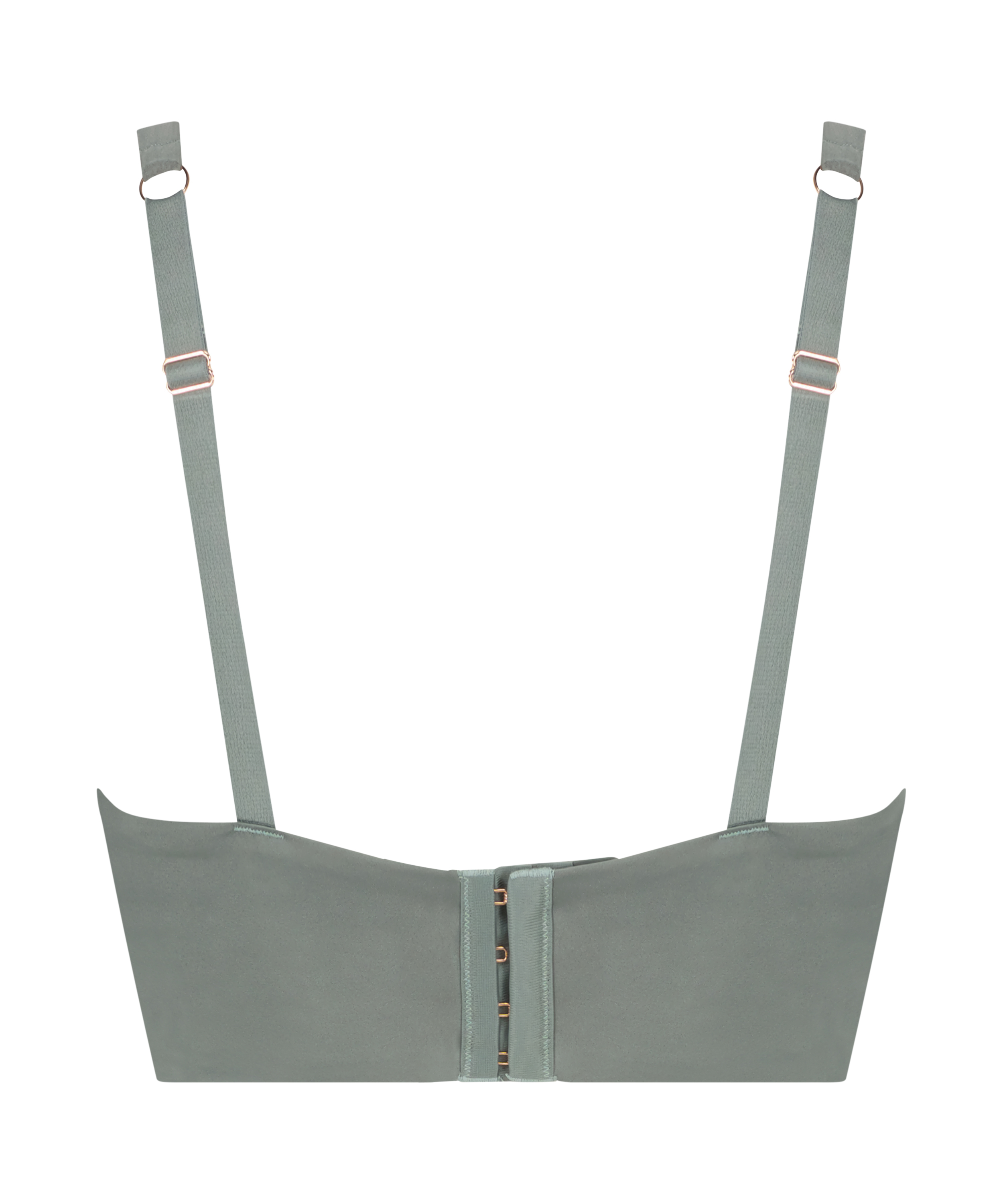 Formpressad longline bygel-bh Nicole, Grön, main