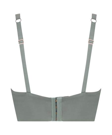 Formpressad longline bygel-bh Nicole, Grön