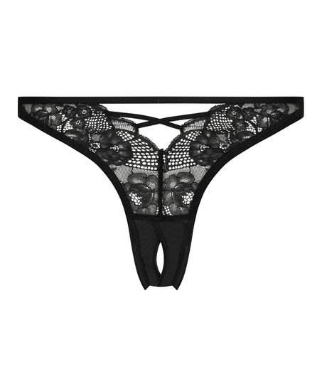 Catherine braziliantrosa med &ouml;ppen gren, Svart