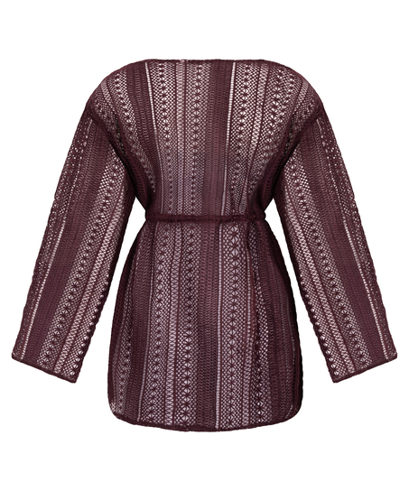 Beach Crochet Kaftan, Lila