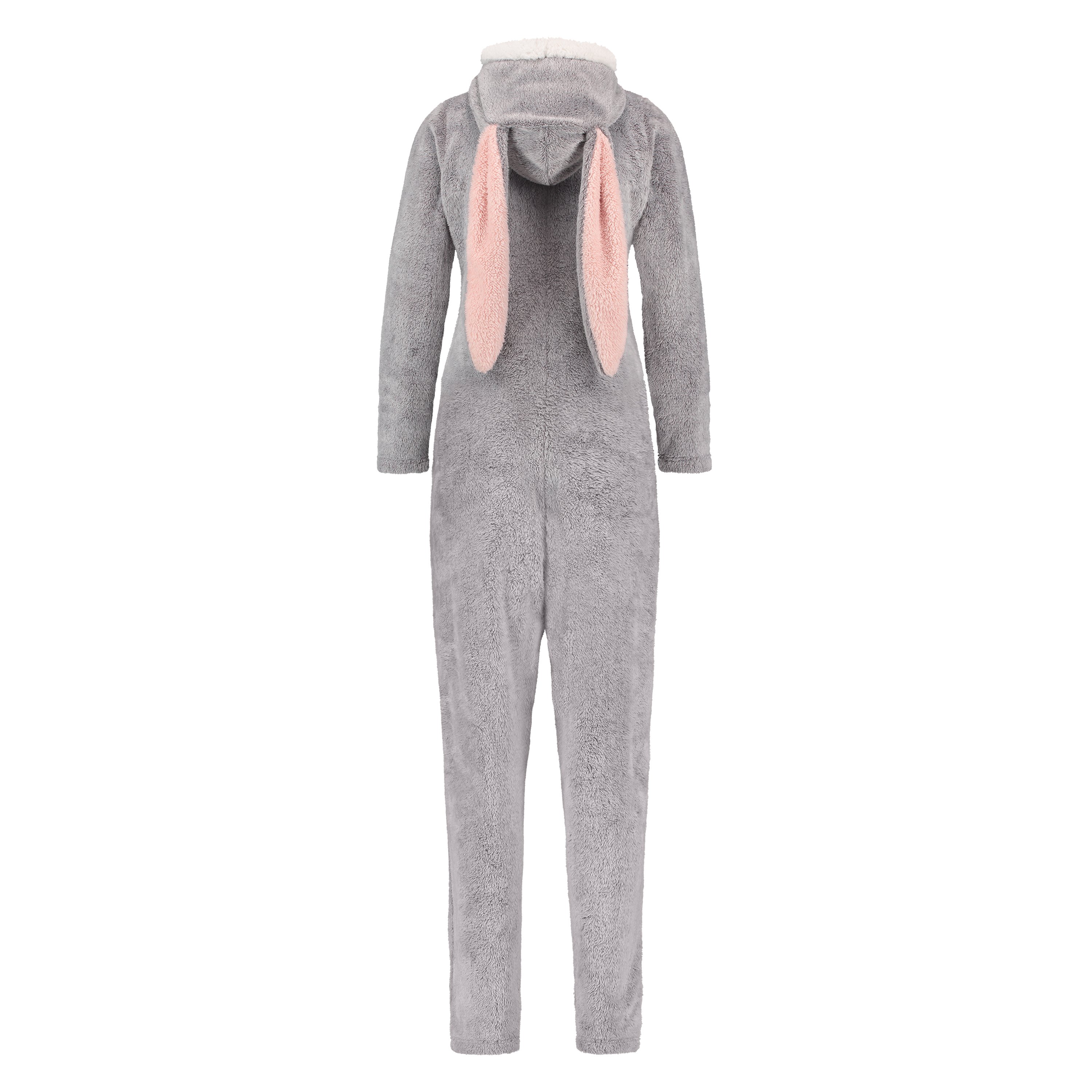 Onesie Fleece Novelty, Grå, main
