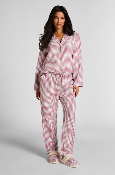 Hunkemöller Pyjamasbyxori flanell Lila