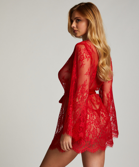 Kimono Lace Isabelle, Röd