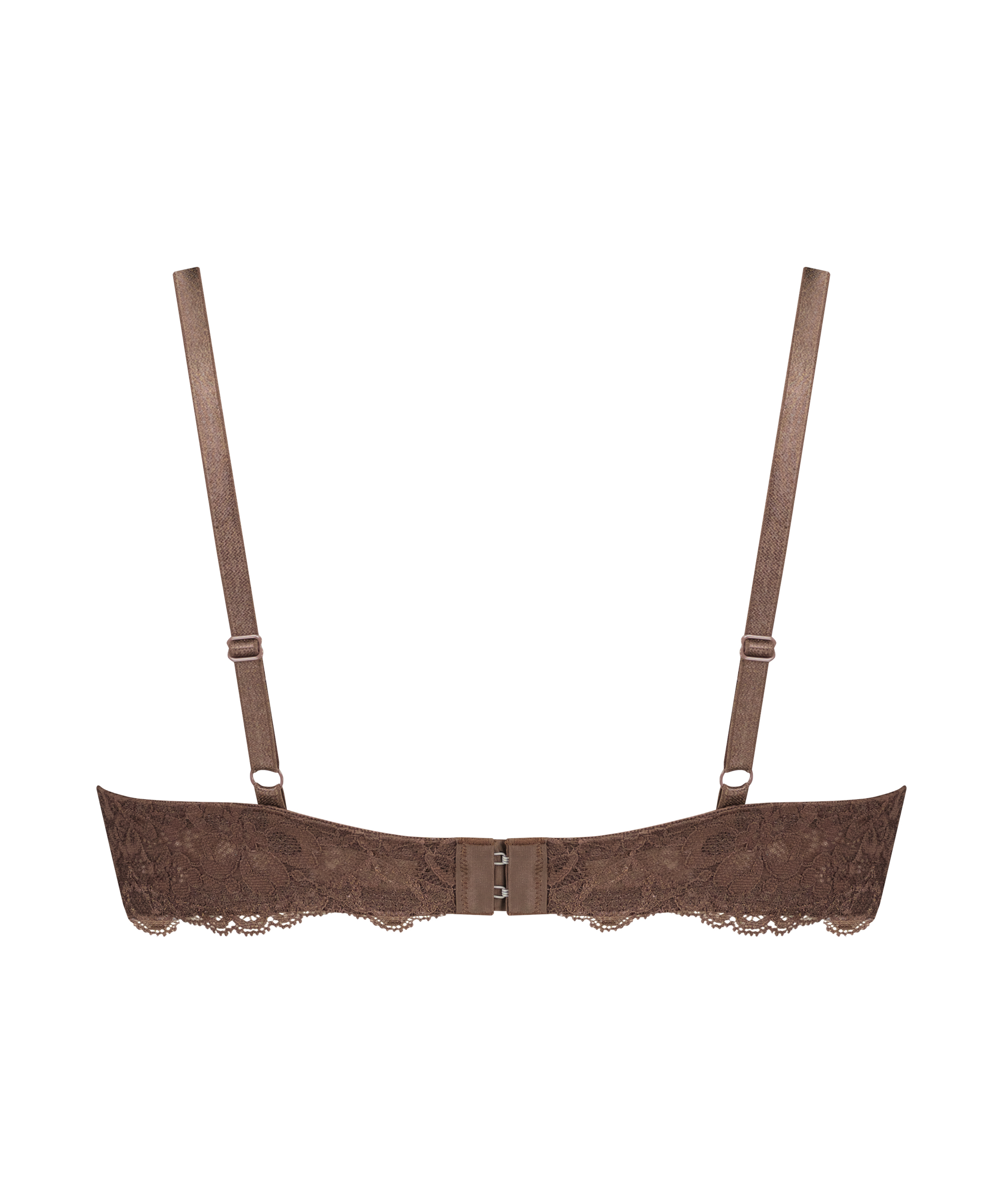 Icke formpressad bygel-bh Marine, Brun, main