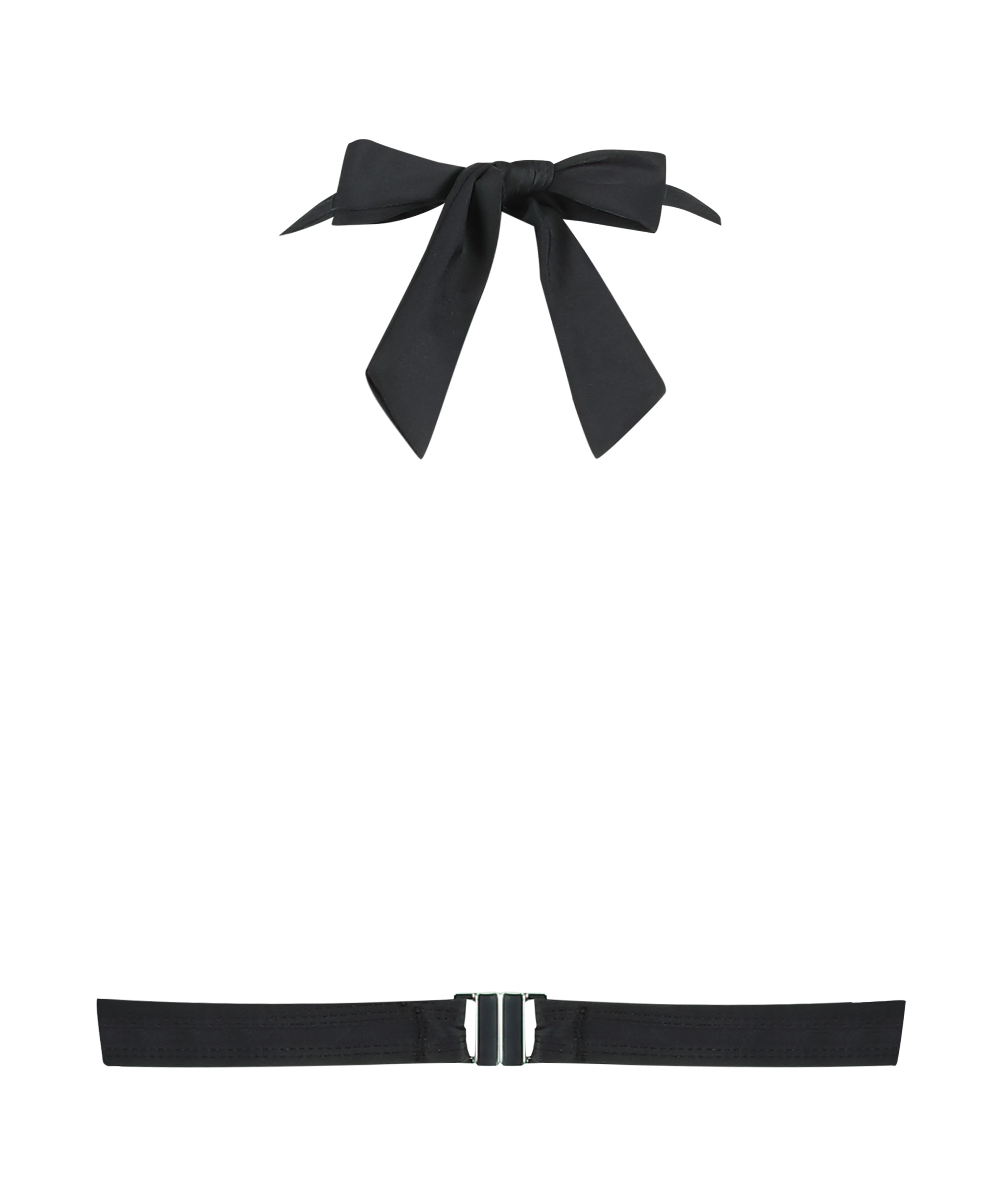 Triangel-bikiniöverdel Luxe, Svart, main