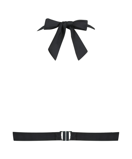 Triangel-bikiniöverdel Luxe, Svart