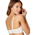 Formpressad bygel-bh strapless Ramona, Vit