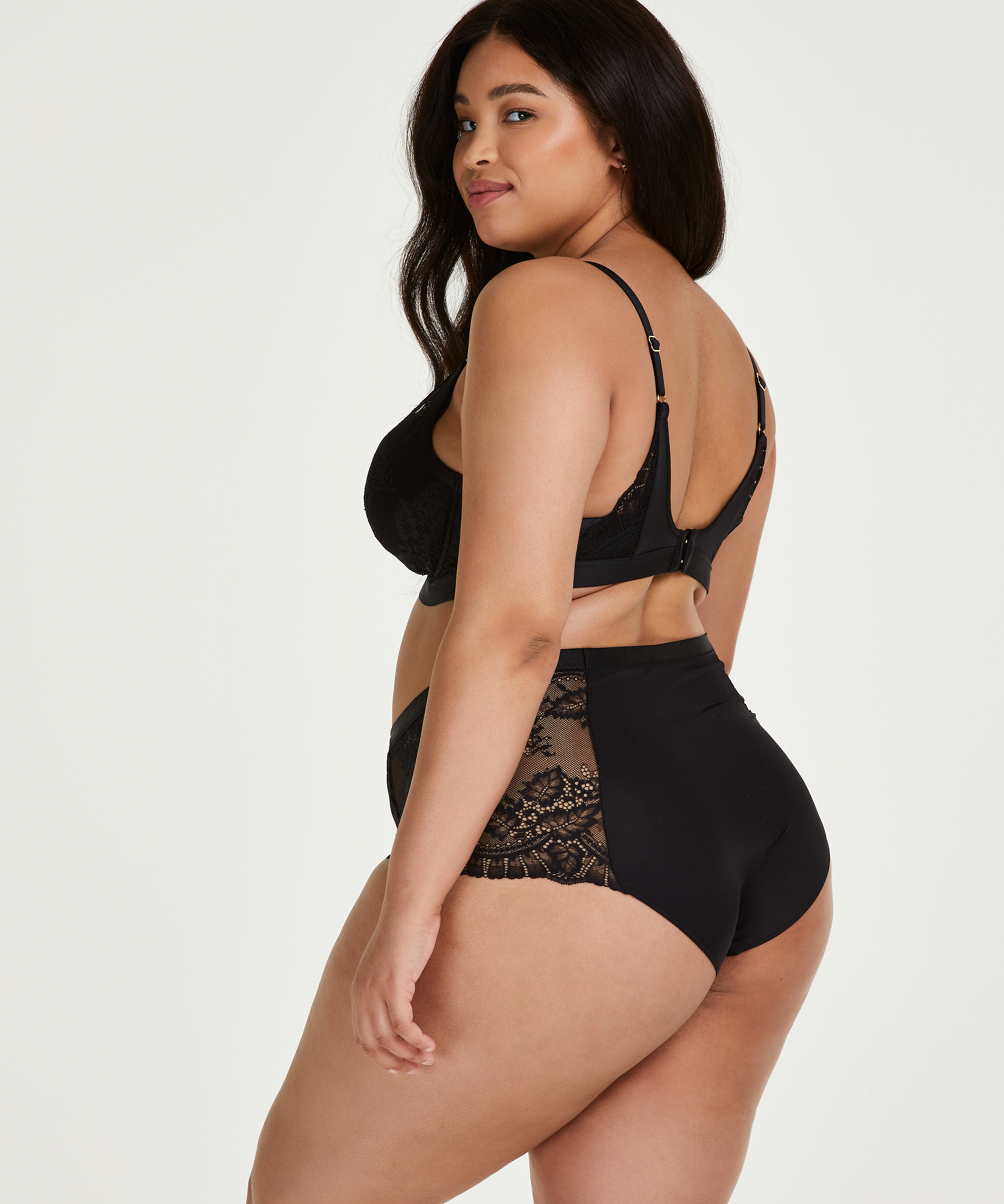 Adeliaide vadderad bygelbehå, Svart, main