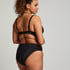 Luxe formpressad bikiniöverdel med bygel, Svart