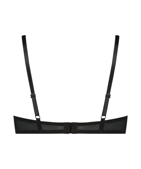 Formpressad bygel-bh med push-up Sia, Svart