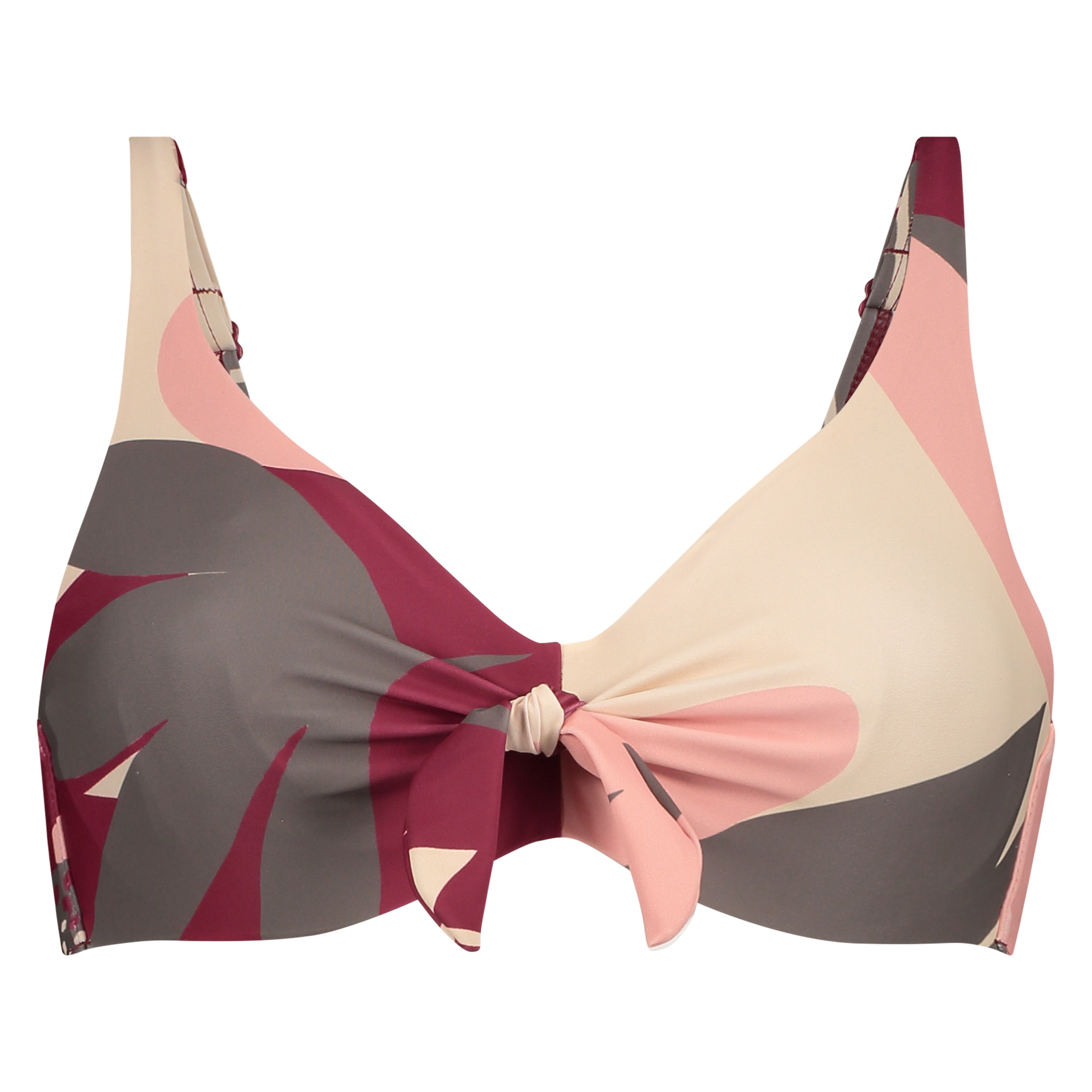 Icke-formpressad bikinitopp Print Game, Rosa, main