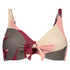 Icke-formpressad bikinitopp Print Game, Rosa