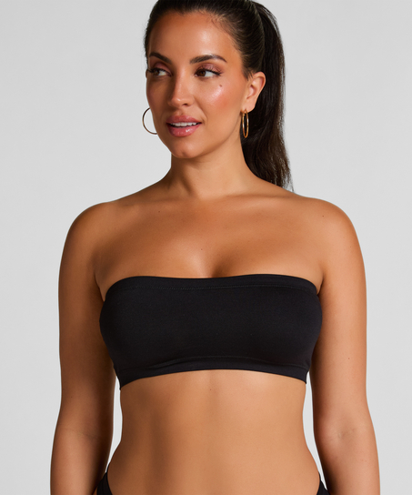 Dide Bandeau-bralette, Svart
