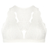 Halter-racerback bralette, Vit