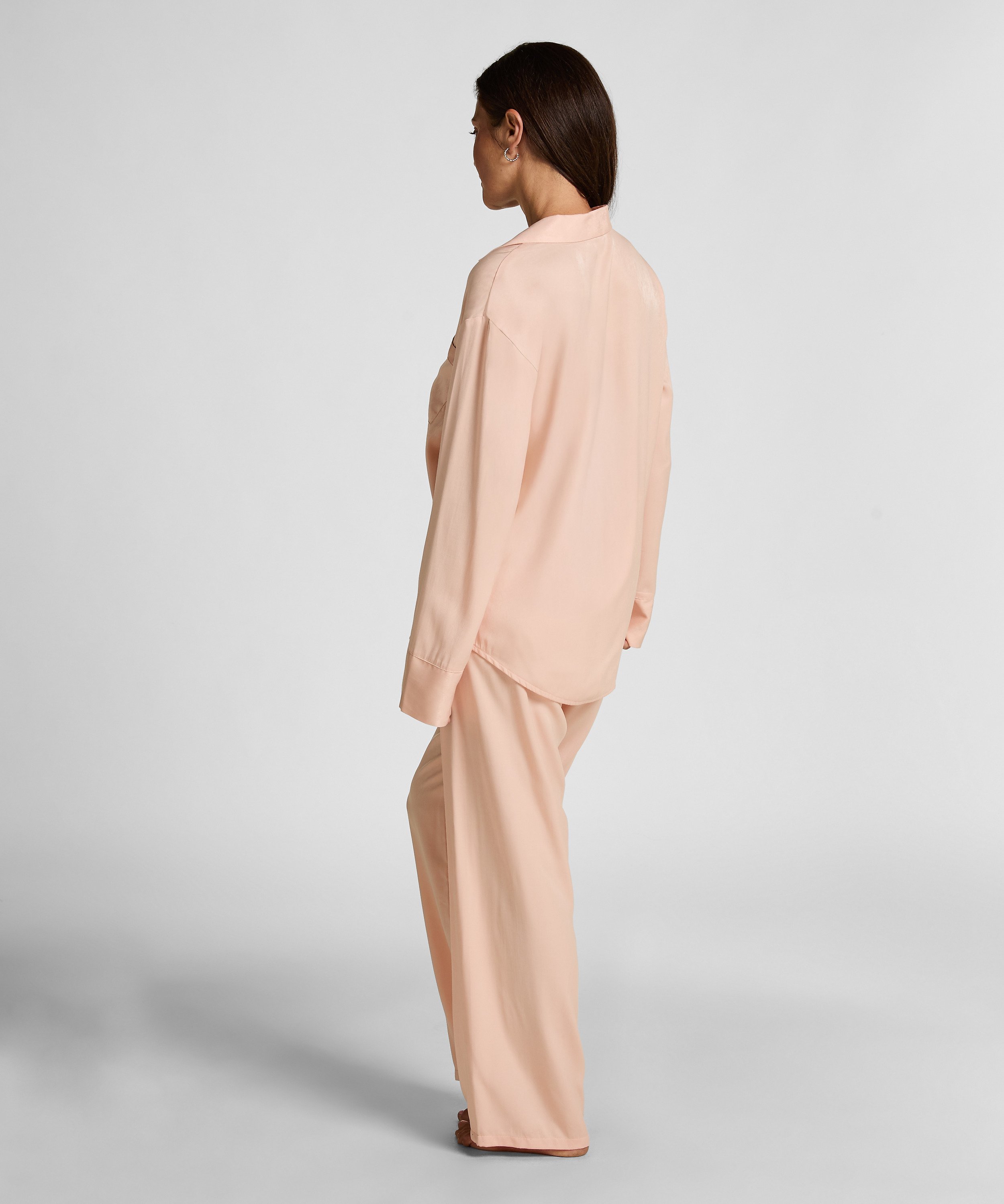 Satin-byxor, Rosa, main